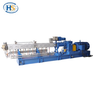 Melt Blown PP Pelletizing for Meltblown raw material machine Haisi twin screw extruder TSE-75